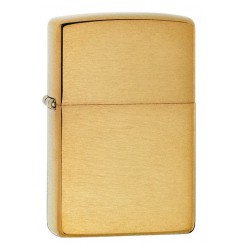 Zippo Lighter Brushed Brass julegave til bedsteforældre