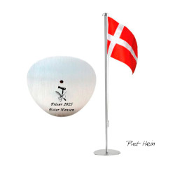 Piet Hein flag 35 cm stål...