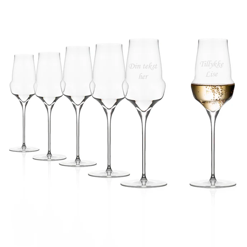 Stölzle Lausitz Cocoon Champagne Glass Set of 6