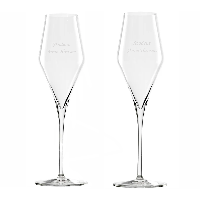 Stölzle Lausitz Champagne Goblet Quatrophil Set of 2