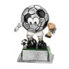 Sportsstatuette fodbold Antik sølv