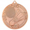 Medalje Badminton 50 mm inkl. medaljebånd