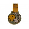 "I like you" smiley medalje 50 mm Guld