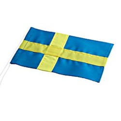 Svensk løst flag til 40 cm...