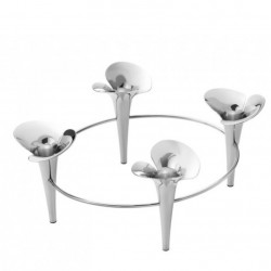 Georg Jensen Bloom lysestage - stål