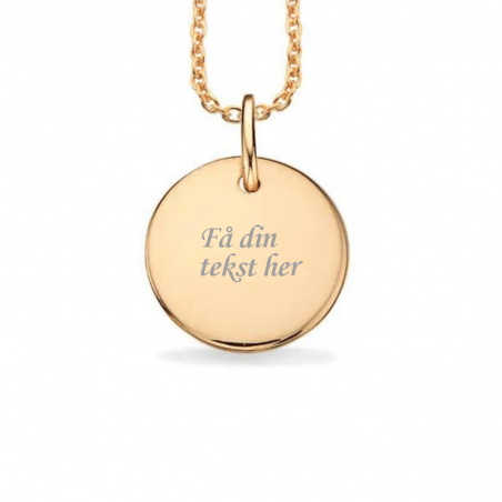 Scrouples Lovetag 8 kt. guld blank