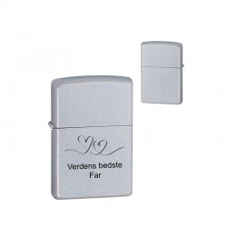 Zippo Lighter Satin Chrome