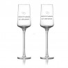 Champagneglas Med Gravering Til Bryllup 2 Stk - Zone Rocks