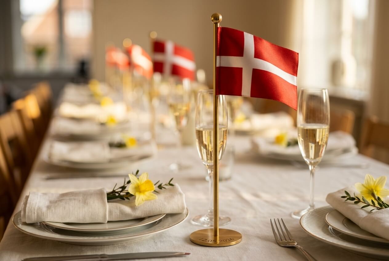 Konfirmationsflag med personlig gravering