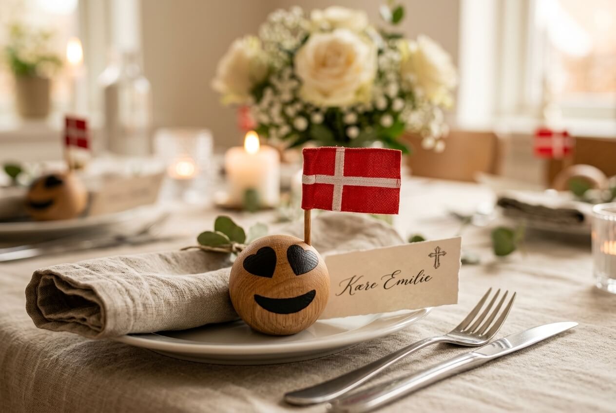 Træfigurer med gravering til konfirmation